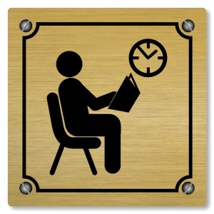 Čekárna, 100x100mm, zlatá, Kansas